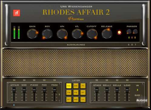 Audiolounge Urs Wiesendanger Rhodes Affair 2 Premium 精品电钢琴