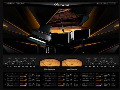 Muze Pianos v1.2 KONTAKT 雅马哈C7大钢琴