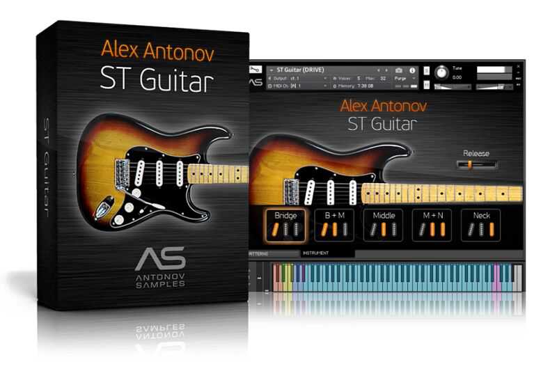 Antonov Samples Alex Antonov ST Guitar 适合放克的电吉他( 5.6GB )
