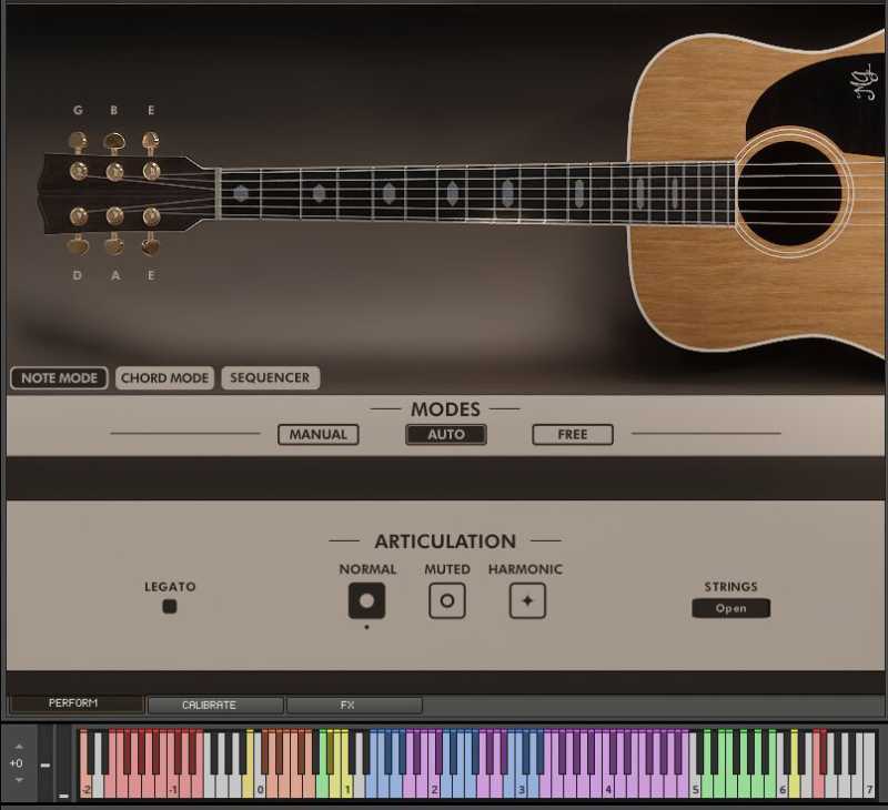 Spitfire Audio MG Soft Acoustic Guitar 柔和逼真的木吉他 ( 1.9GB )