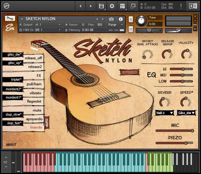 Sketch Samples Sketch Nylon 高品质古典吉他 ( 2.4GB )