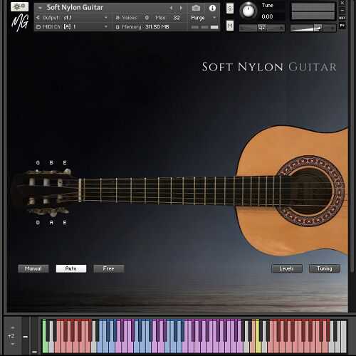 Spitfire Audio MG Soft Nylon Guitar 柔和的古典吉他 ( 740MB )