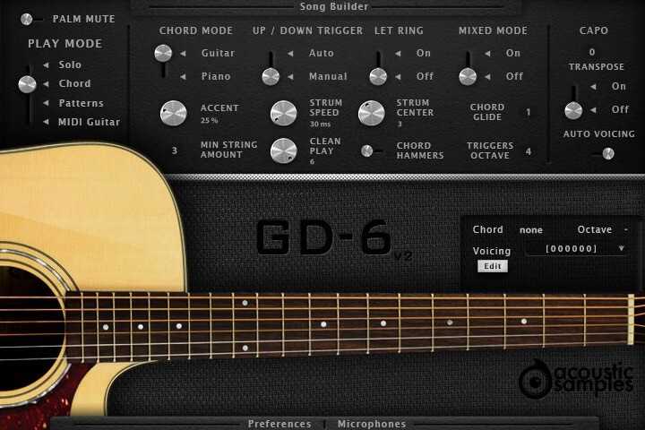 Acoustic Samples GD 6 Acoustic Guitar V2 原声木吉他acousticsamples（ 987MB ）
