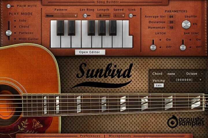 Acoustic Samples Sunbird 原声吉普森acousticsamples（ 1.5GB ）