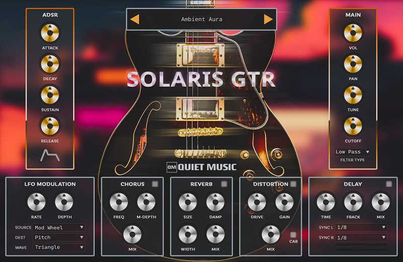 Quiet Music Solaris GTR Lite 现代电吉他 ( 407MB )