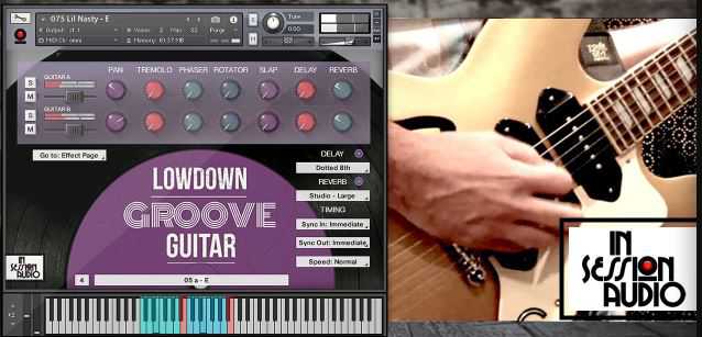 In Session Audio Lowdown Groove Guitar and Direct 流行节奏吉他