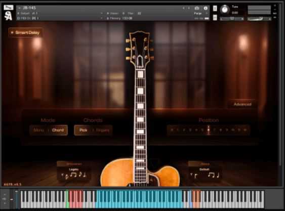 Straight Ahead Samples JB-145 Archtop Guitar 经典吉他音色