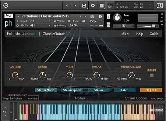 Pettinhouse Classic Guitar 2.1 KONTAKT 古典吉他