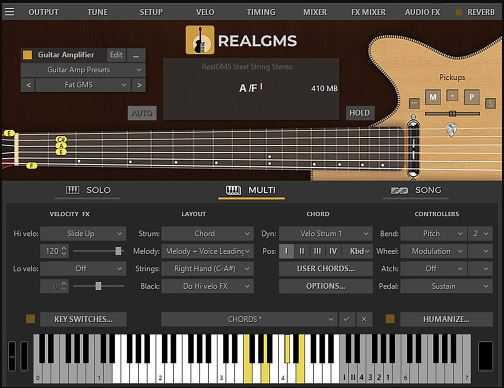 MusicLab RealGMS v1.0.1 虚拟吉他