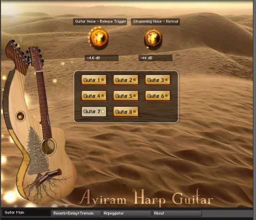 Aviram Dayan Production Aviram Harp Guitar KONTAKT 竖琴吉他音色