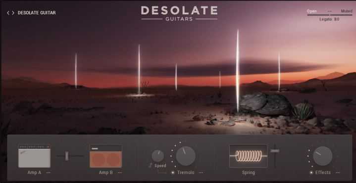 e-instruments Desolate Guitars KONTAKT荒凉的吉他音色库