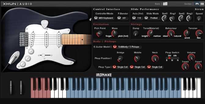 Xhun Audio IronAxe v1.8.0 物理建模电吉他