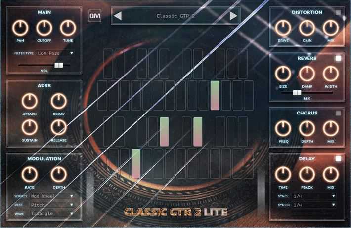 Quiet Music Classic GTR 2 Lite v2.0.0 虚拟吉他