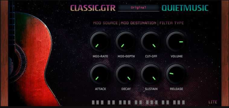 Quiet Music Classic GTR Lite v1.6.0 虚拟吉他