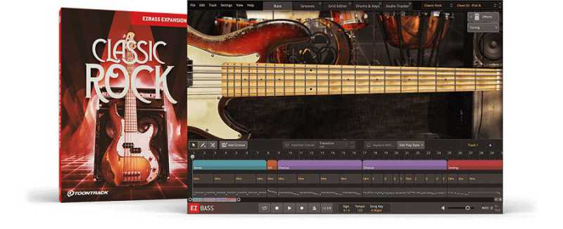 Toontrack Classic Rock EBX 经典摇滚 EZbass ( 1.1GB )