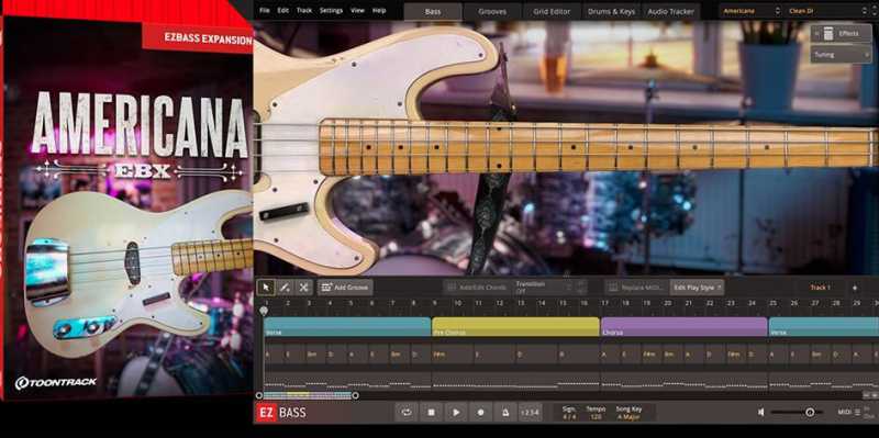 Toontrack Americana EBX 美国乡村 EZbass ( 617MB )