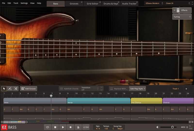 Toontrack EZbass v1.3.0 + 核心音色库 ( 2.8GB )