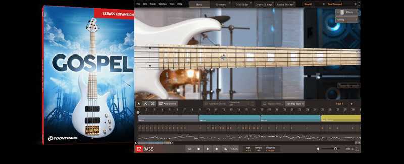 Toontrack Gospel EBX 福音贝斯 EZbass ( 1GB )