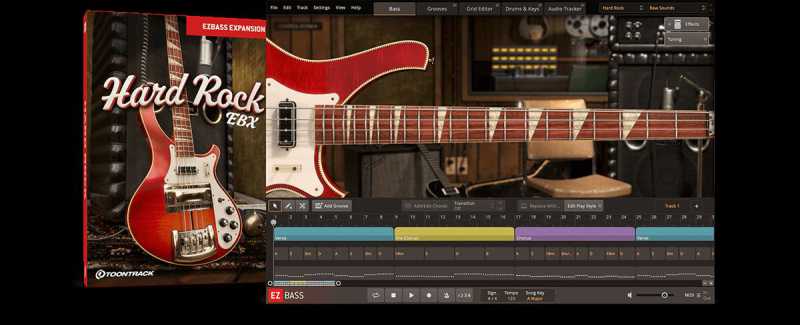 Toontrack Hard Rock EBX 重摇滚贝斯 EZbass ( 813MB )
