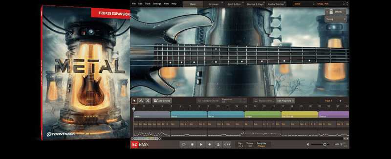 Toontrack Metal EBX 金属贝斯 EZbass ( 975MB )