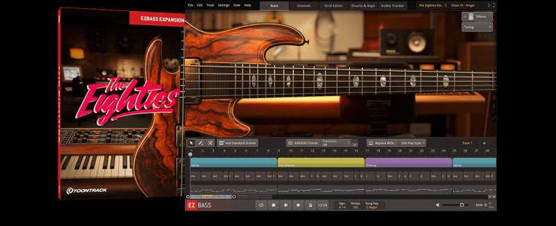Toontrack The Eighties EBX 80年代贝斯 EZbass ( 1.2GB )