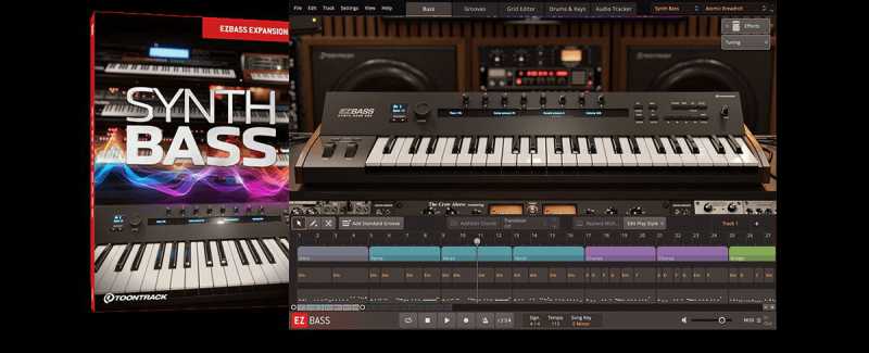 Toontrack Synth Bass EBX 合成器贝斯 EZbass ( 1.6GB )