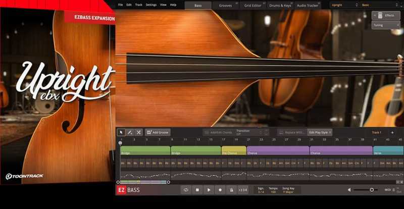 Toontrack Upright EBX 提琴贝斯 EZbass ( 568MB )