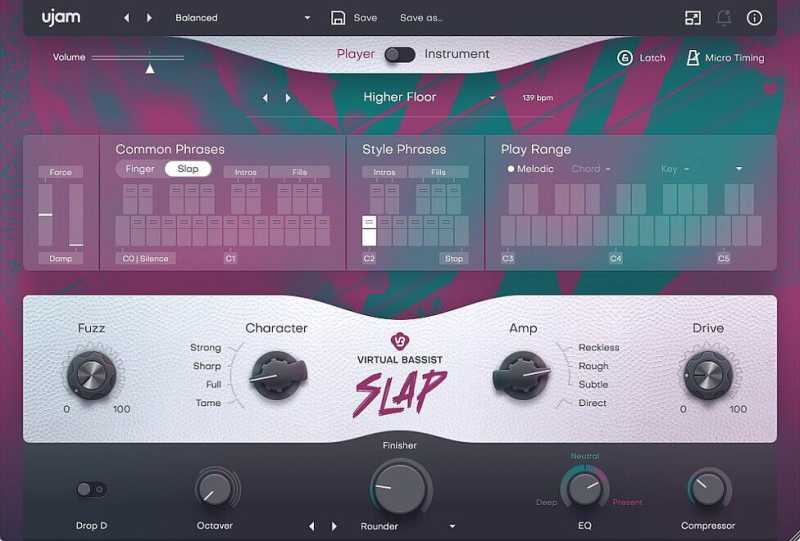 UJAM Virtual Bassist SLAP 虚拟贝斯手 ( 7.5GB )