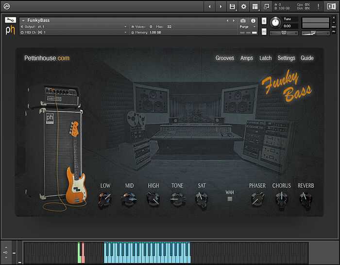 Pettinhouse FunkyBass 1.1 时尚贝斯 ( 1.2GB )