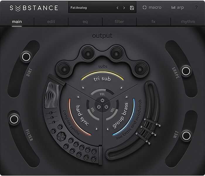 Output Substance KONTAKT 合成贝斯 ( 4.4GB )