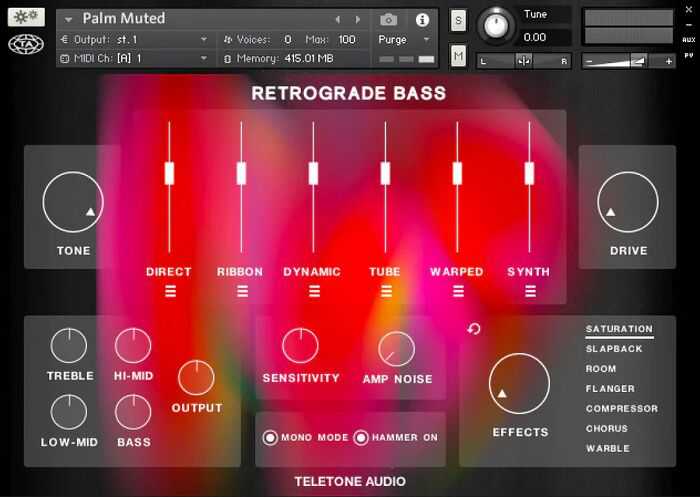 Teletone Audio Retrograde Bass 60年代复古贝斯 ( 3.5GB )