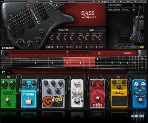 Waves Bass Slapper Library 击勾弦贝斯音色库