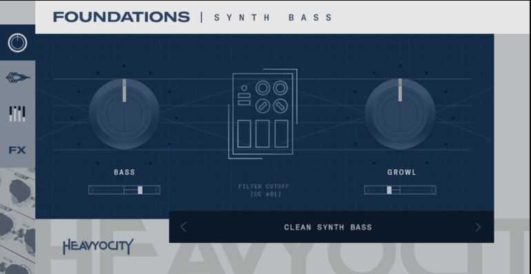 Heavyocity Foundations Synth Bass 合成器贝斯 ( 89MB )