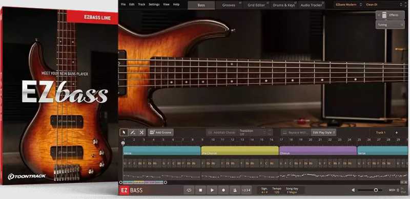 Toontrack EZbass v1.3.1 智能贝斯手