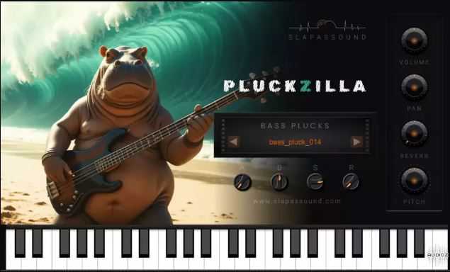 SlapAsSound PluckZilla (Punchy Basses) v1.0 贝斯拨弦音色
