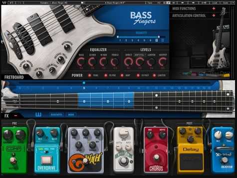 Waves Bass Fingers Library SD HD v1.0 贝斯音源