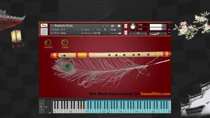 Realistic Flute Instrument 古风长笛音源 ( 587MB )