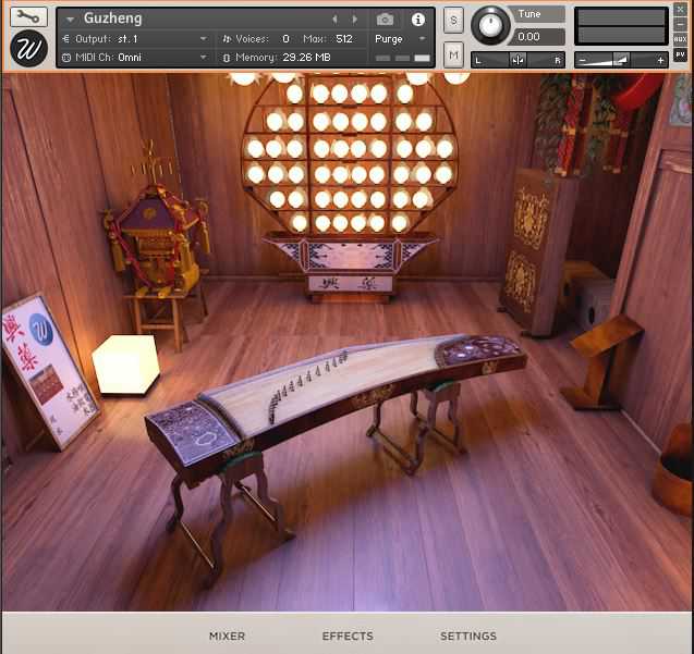 Wavesfactory Guzheng 古筝音源 ( 1.2GB )