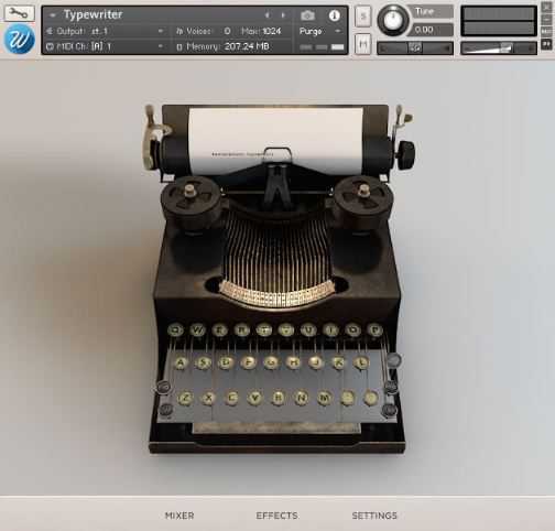 Wavesfactory Typewriter 打字机\铃声( 236MB )