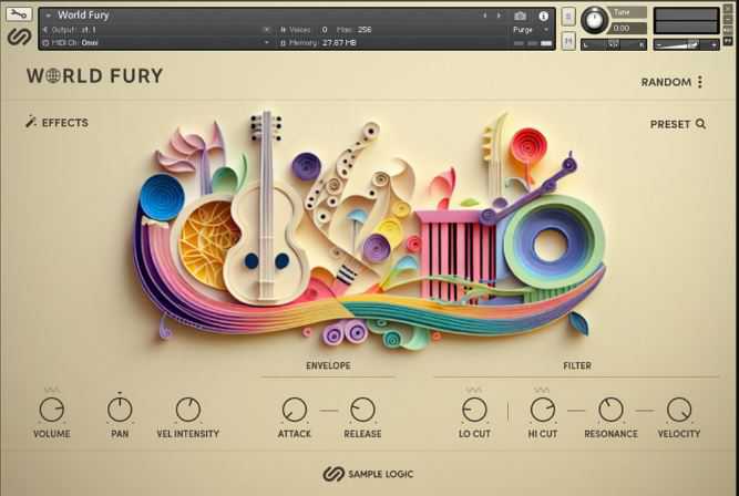 Sample Logic World Fury KONTAKT 世界民乐音源