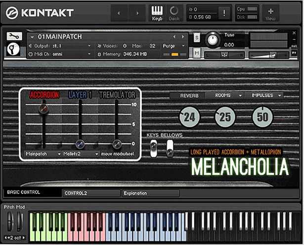 Sturmsounds MELANCHOLIA KONTAKT 手风琴 ( 1.7GB )