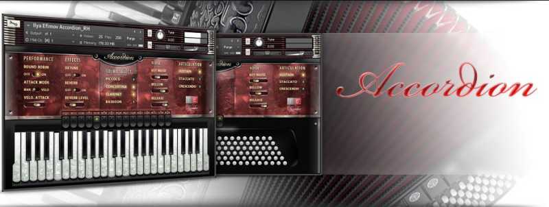 Ilya Efimov Accordion KONTAKT 手风琴 ( 1.7GB )