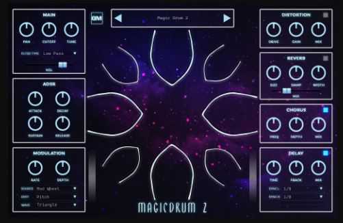 Quiet Music MAGICDRUM 2 多重采样钢舌鼓\手碟\盘鼓