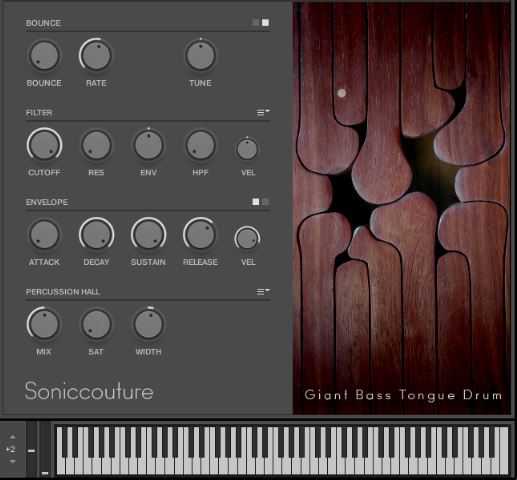 Soniccouture Giant Bass Tongue Drum KONTAKT 非洲低音舌鼓\手碟