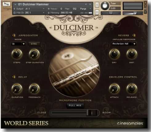 Cinesamples Dulcimer and Zither KONTAKT 扬琴与齐特琴
