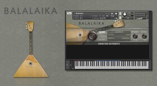 Cinematique Instruments Balalaika v2 KONTAKT 俄罗斯巴拉莱卡琴