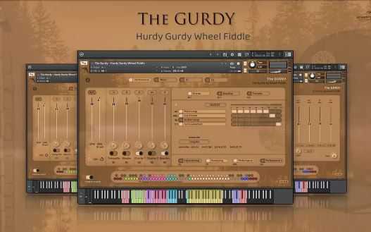 Insanity Samples The GURDYHurdy Gurdy Wheel Fiddle v1.0.0 乡村民谣乐器