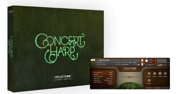 Project Sam Concert Harp v1.3 KONTAKT 音乐会竖琴