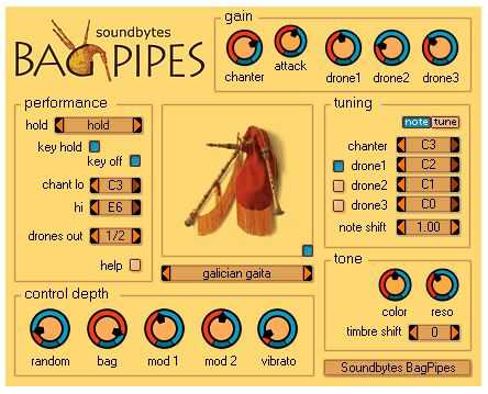 Soundbytes BagPipes v1.1 风笛 (17MB )
