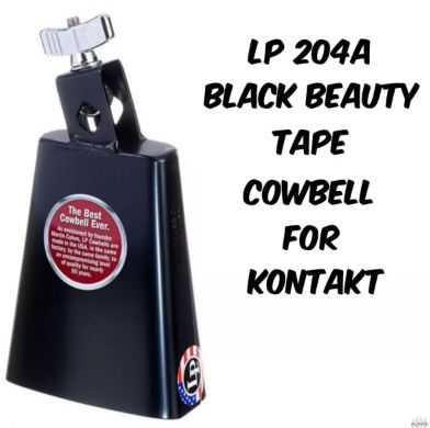 PastToFutureReverbs LP 204A Black Beauty Tape Cowbell For Kontakt 牛玲音源库